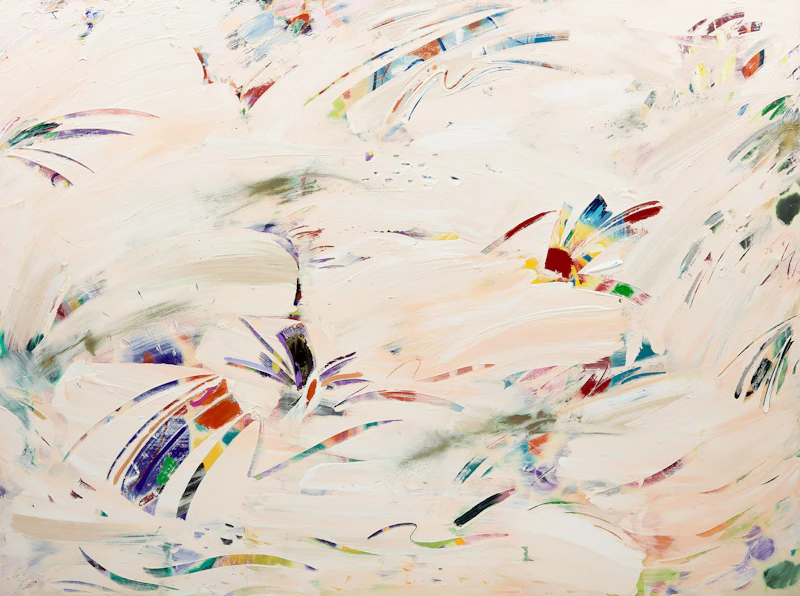 Paul Fournier, Amy Mone, acrylic and bronze powder on canvas