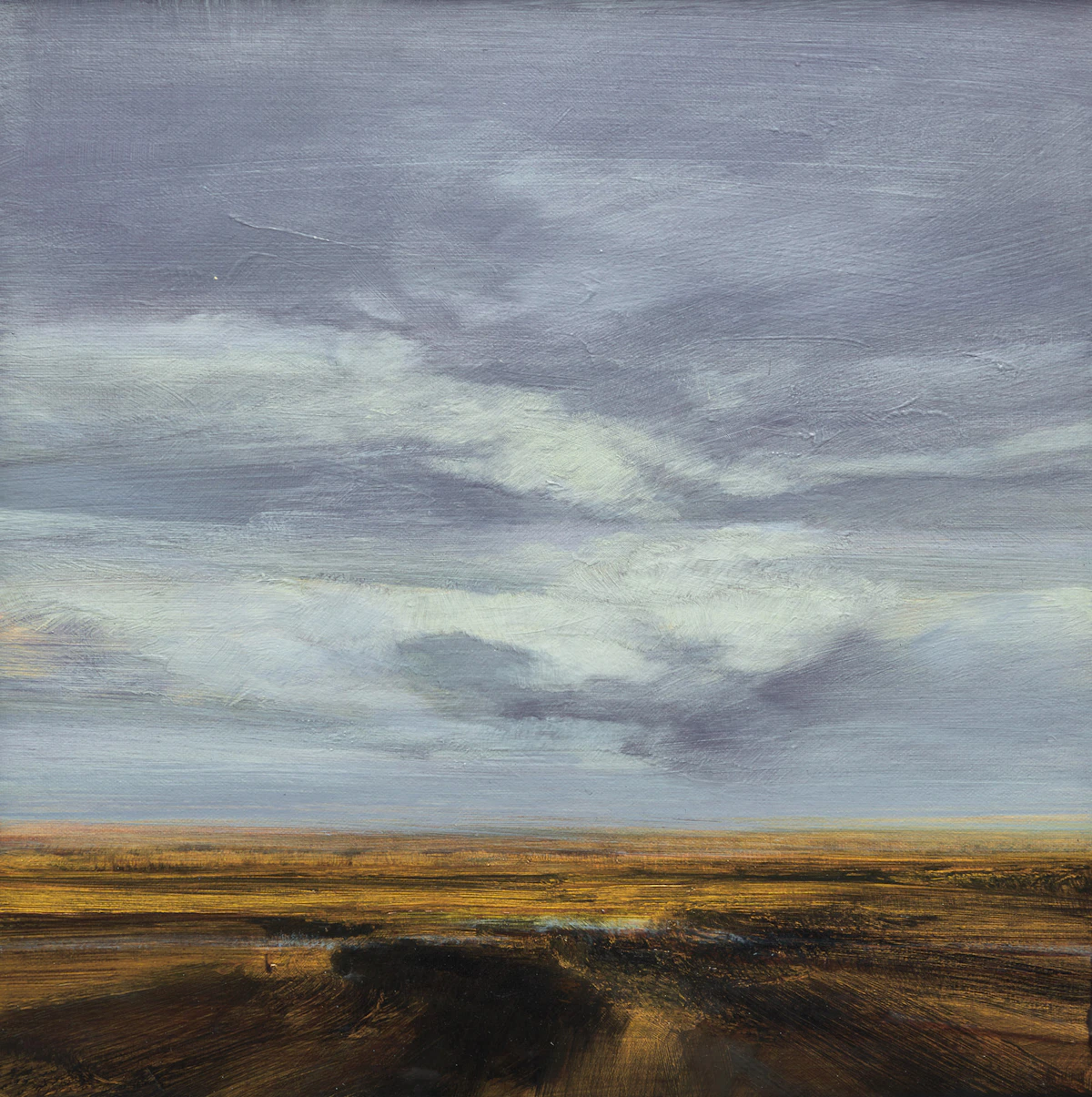 James Lahey, Fall Landscape, oil on canvas on board, 2001