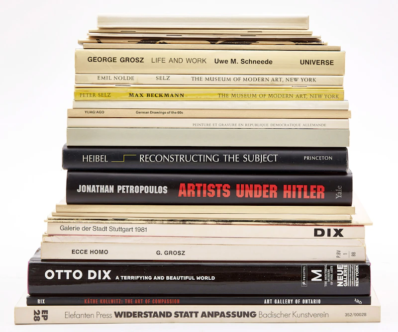 Books and Reference, A Selection of Twenty-Six German Art Reference Books, 26 books