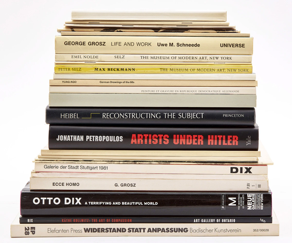 Books and Reference, A Selection of Twenty-Six German Art Reference Books, 26 books