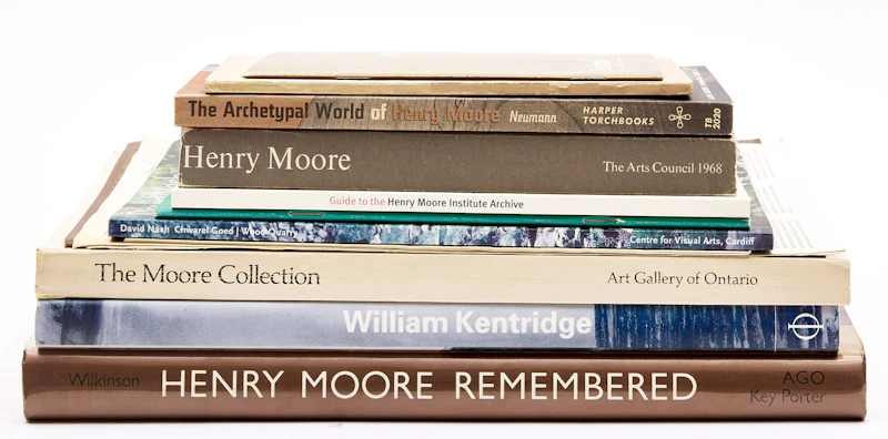 Books and Reference, A Selection of Art Reference Material on Henry Moore and Other Sculptors, 11 books and 2 pamphlets
