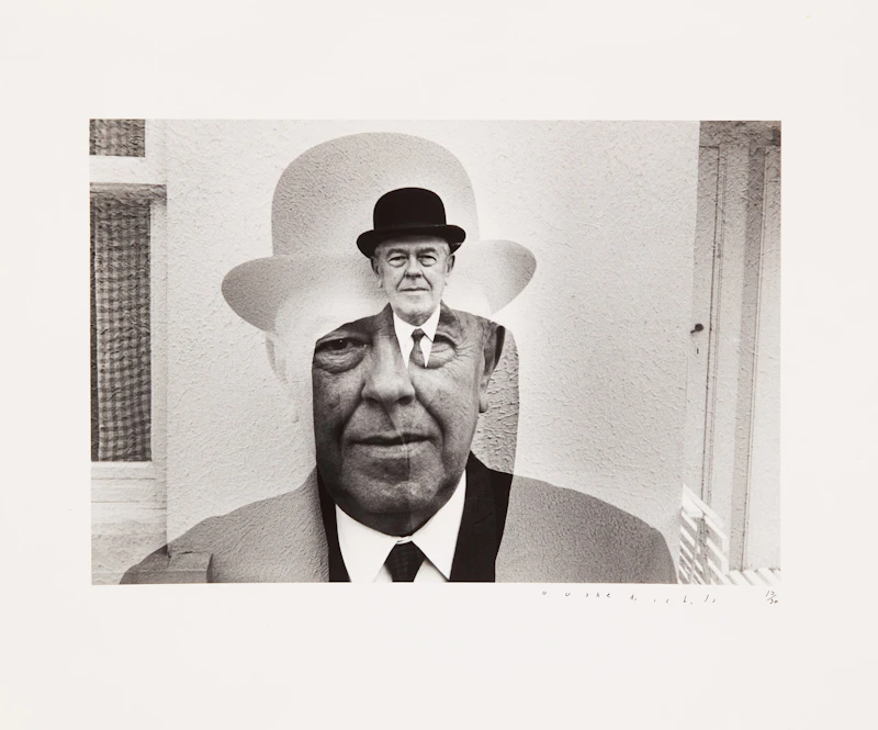 A Visit with Magritte (Portfolio) by Duane Michals