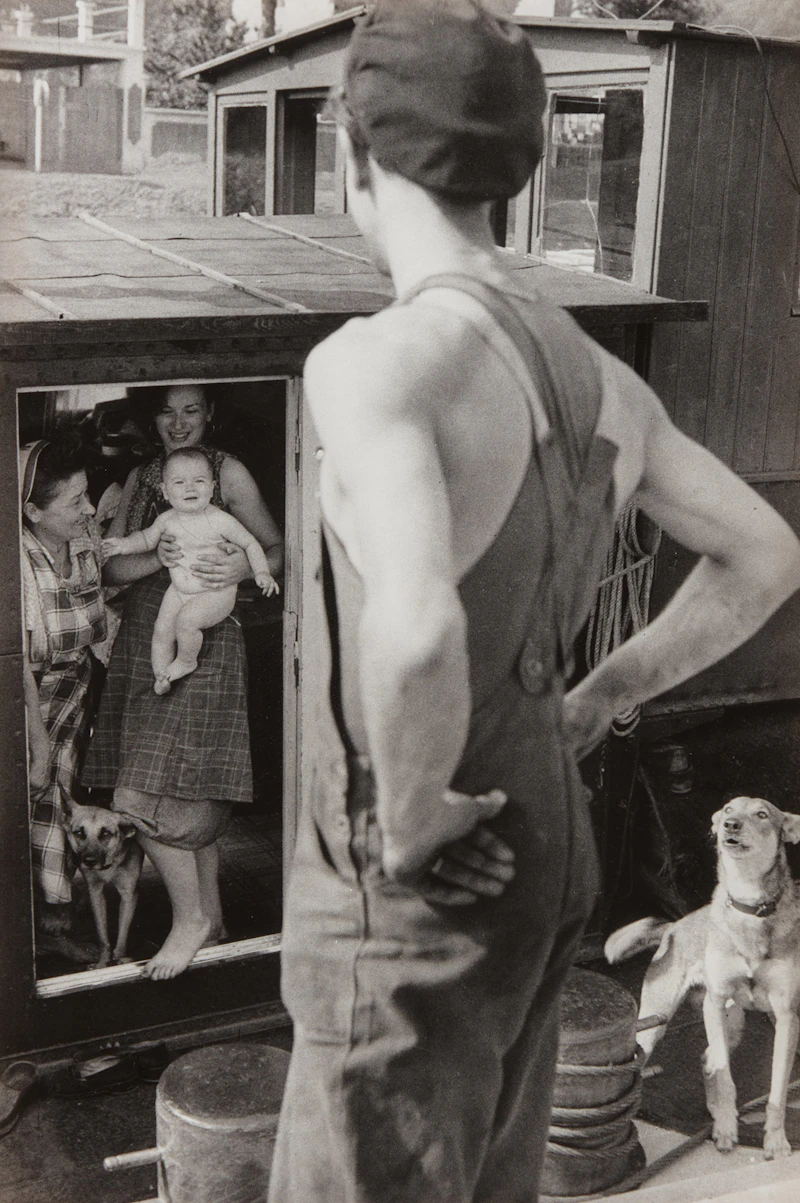 Bougival, France by Henri Cartier-Bresson