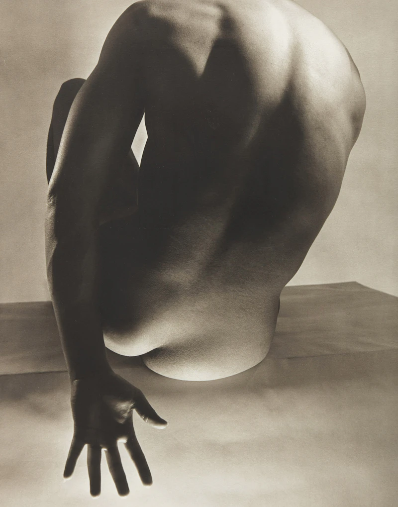 Male Nude (Back Study), New York by Horst P. Horst