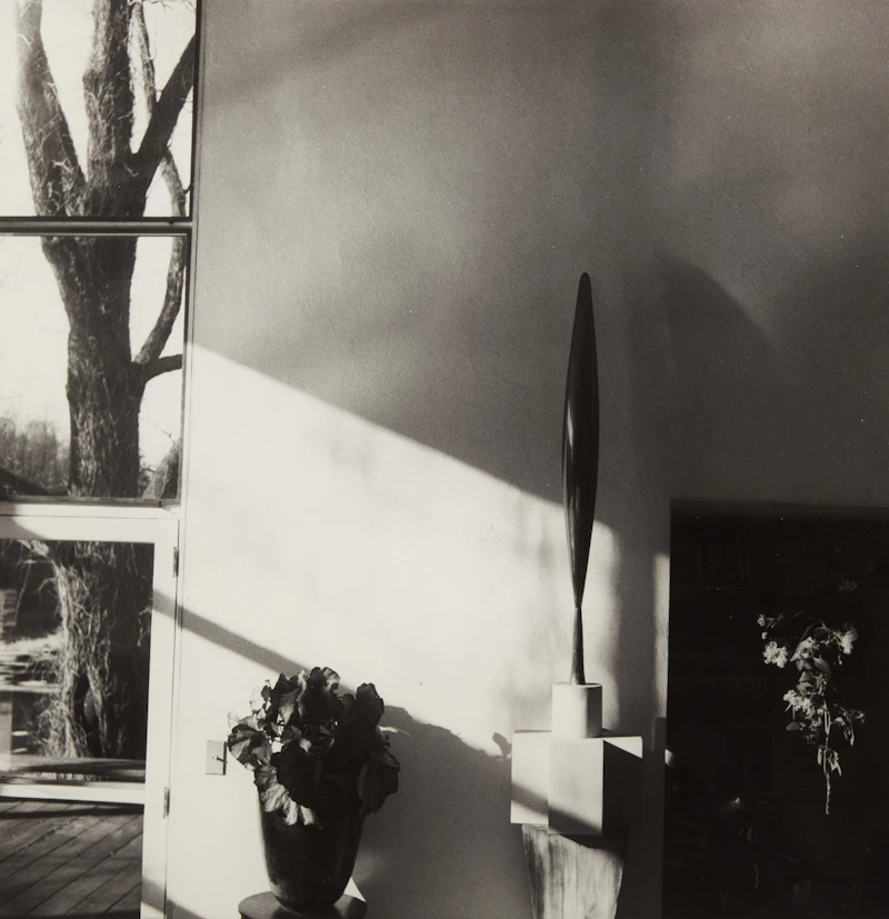 Brancusi’s Bird in Space in Steichen’s Studio, Umpawang by Edward J. Steichen