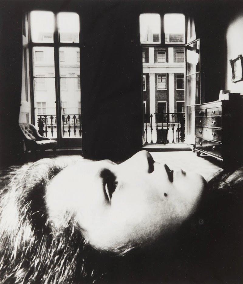Bill Brandt, Portrait of a Young Girl, Eaton Place, 1939, and Soho Bedroom, 1932, two gelatin silver prints mounted on card