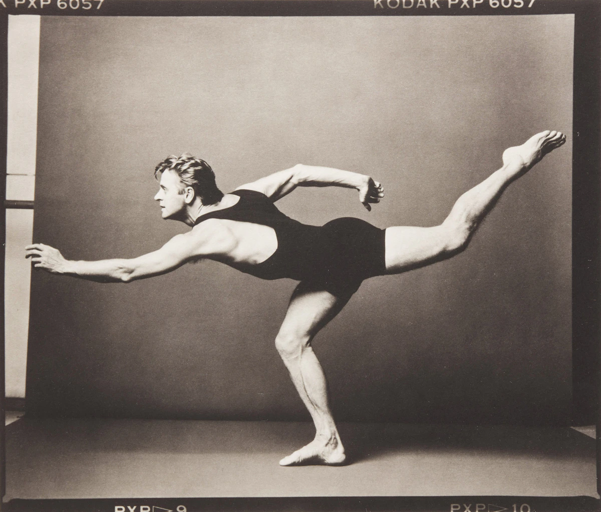 Annie Leibovitz, Mikhail Baryshnikov, platinum print, 1990