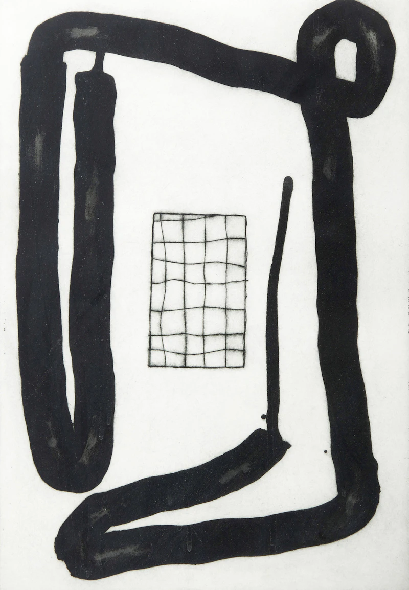 David Urban, Like Seeing Fallen Brightly Away 1, etching