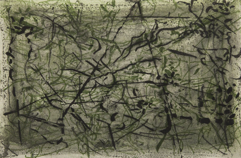 Jean Paul Riopelle, Glauque, 1967, colour lithograph