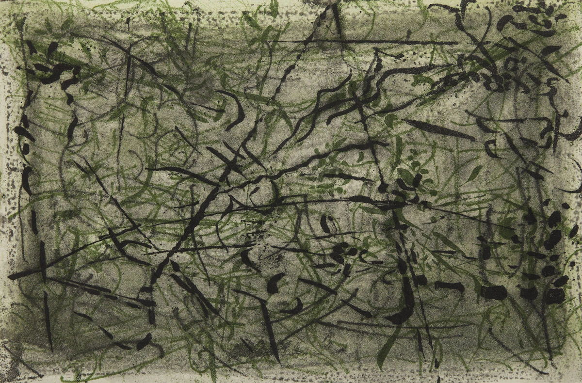 Jean Paul Riopelle, Glauque, 1967, colour lithograph