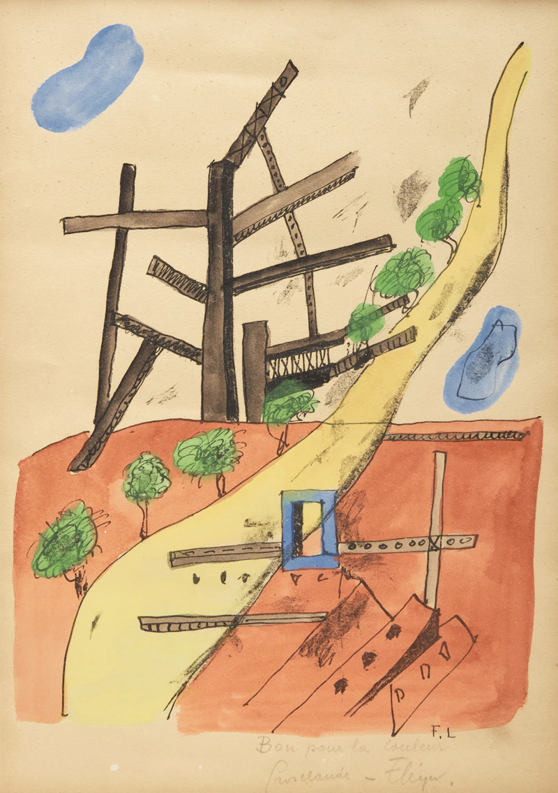 Métropolitan from Les Illuminations by Fernand Léger