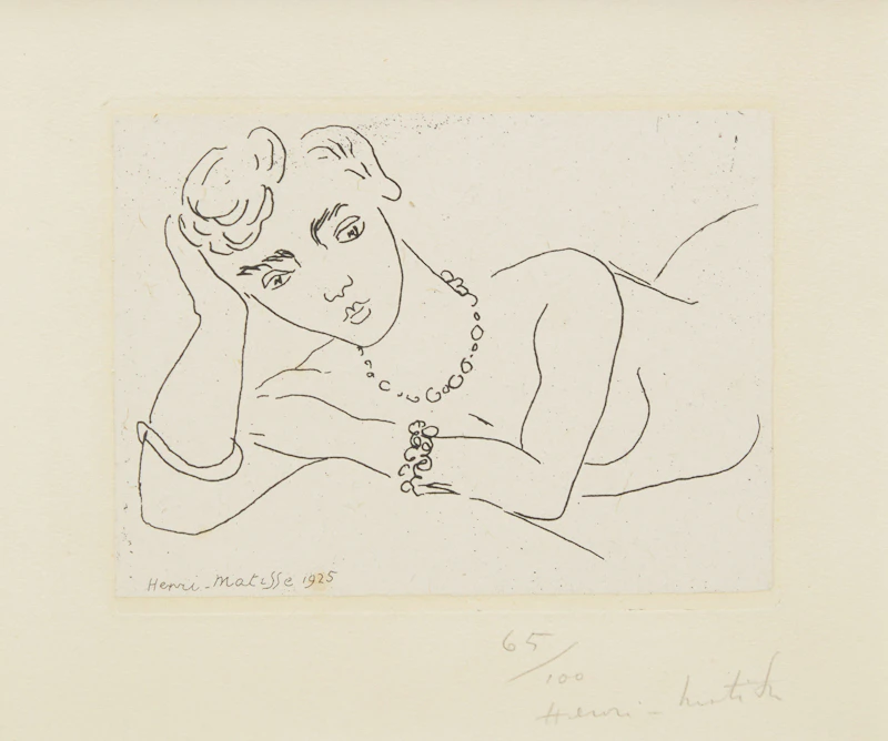 Frontispiece pour Dessins (cf Duthuit Livre 3) by Henri Matisse
