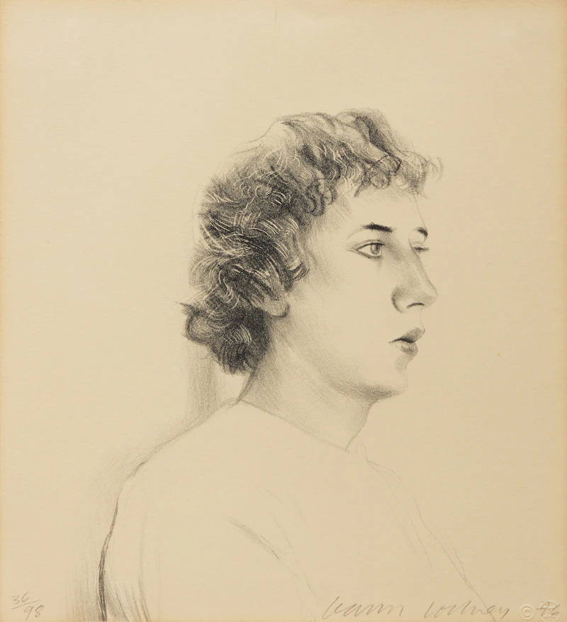 Small Head of Gregory (Museum of Contemporary Art, Tokyo 173) by David Hockney