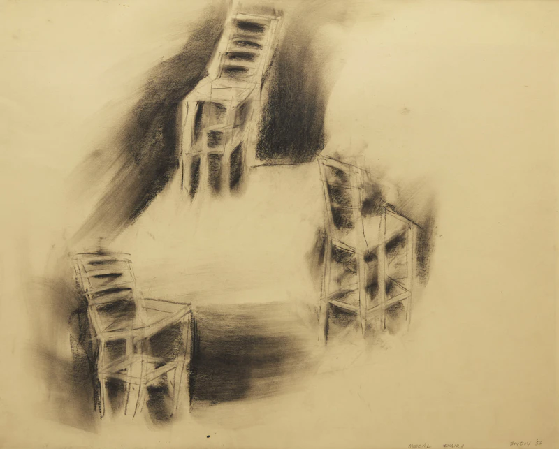 Musical Chairs (Study of a Head on the Reverse) by Michael James Aleck Snow