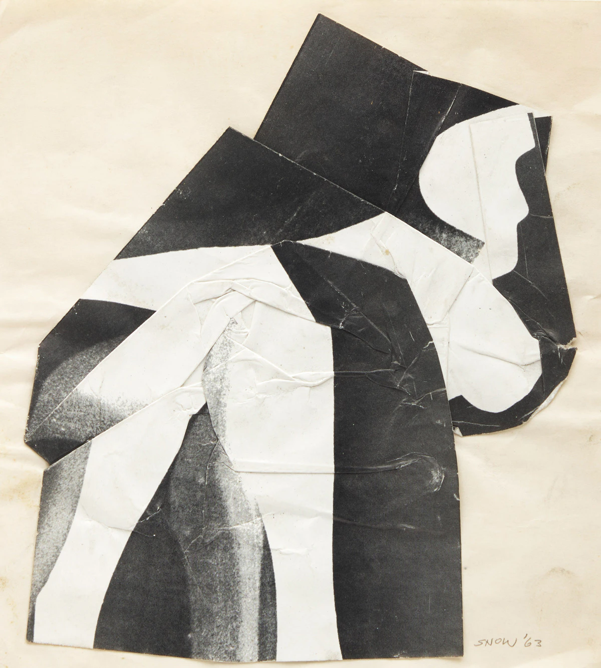 Michael James Aleck Snow, Compact Walk, folder printed paper, 1963