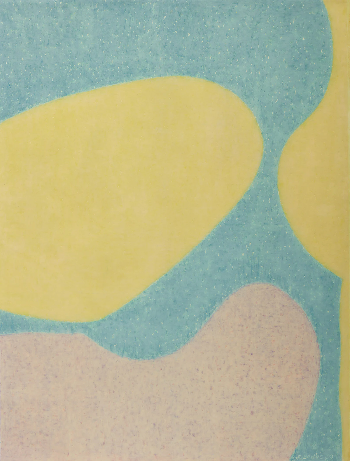 Fernand Leduc, Sans titre, 1969, pastel on paper