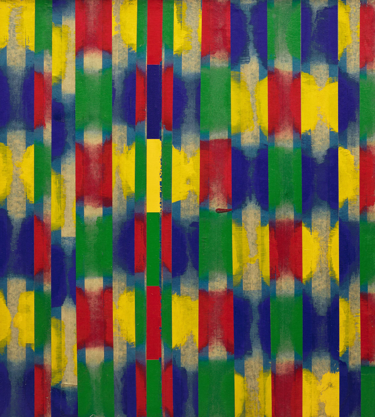 Guido Molinari, Untitled, mixed media collage on board, circa 