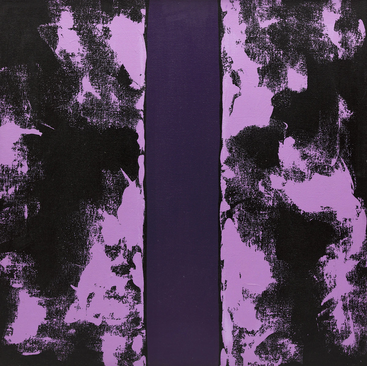 Jean Albert McEwen, Sans titre, acrylic on canvas, 1969