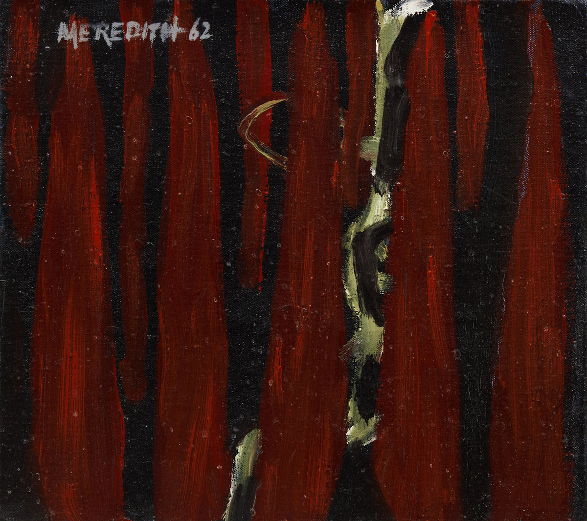John Meredith, Sprite IV, oil on canvas, 1962