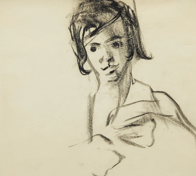 Arthur Lismer, Pegi, charcoal