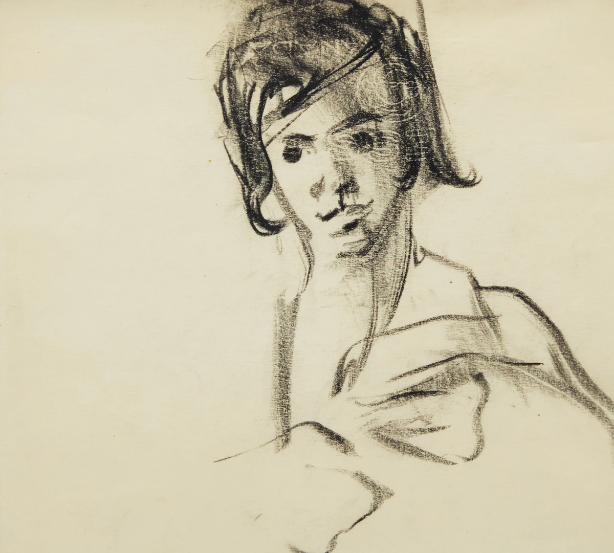 Arthur Lismer, Pegi, charcoal