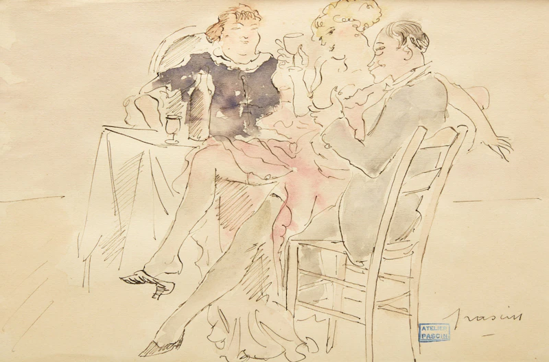 Le bordel by Jules Pascin