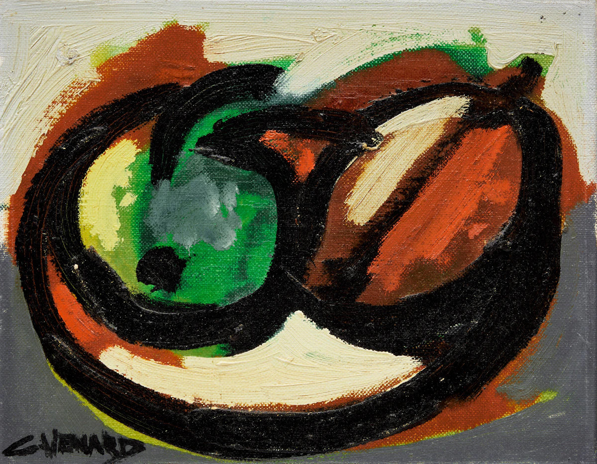 Claude Venard, Nature morte, oil on canvas