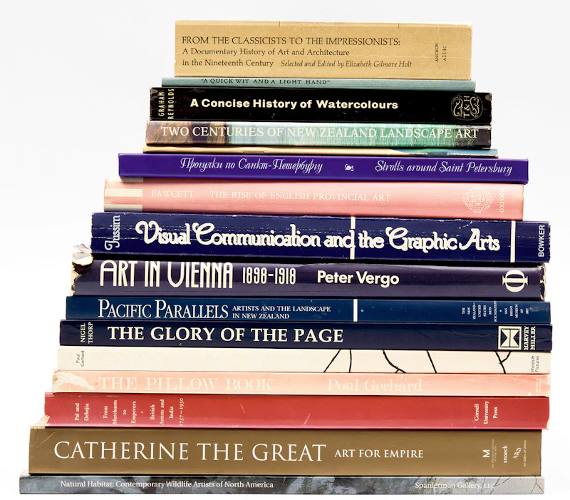 Books and Reference, A Selection of Fifteen Exhibition Catalogues and Art Reference Books, 15 books