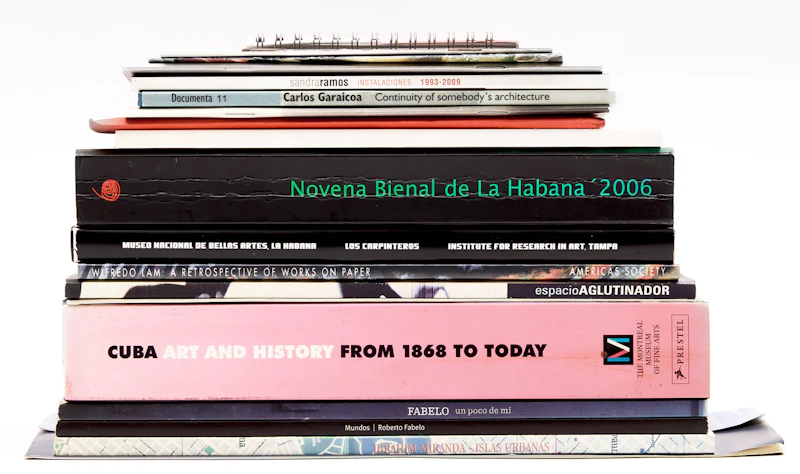 Books and Reference, A Selection of Sixteen Cuban Art and Artist Reference Material, 14 books and 2 pamphlets