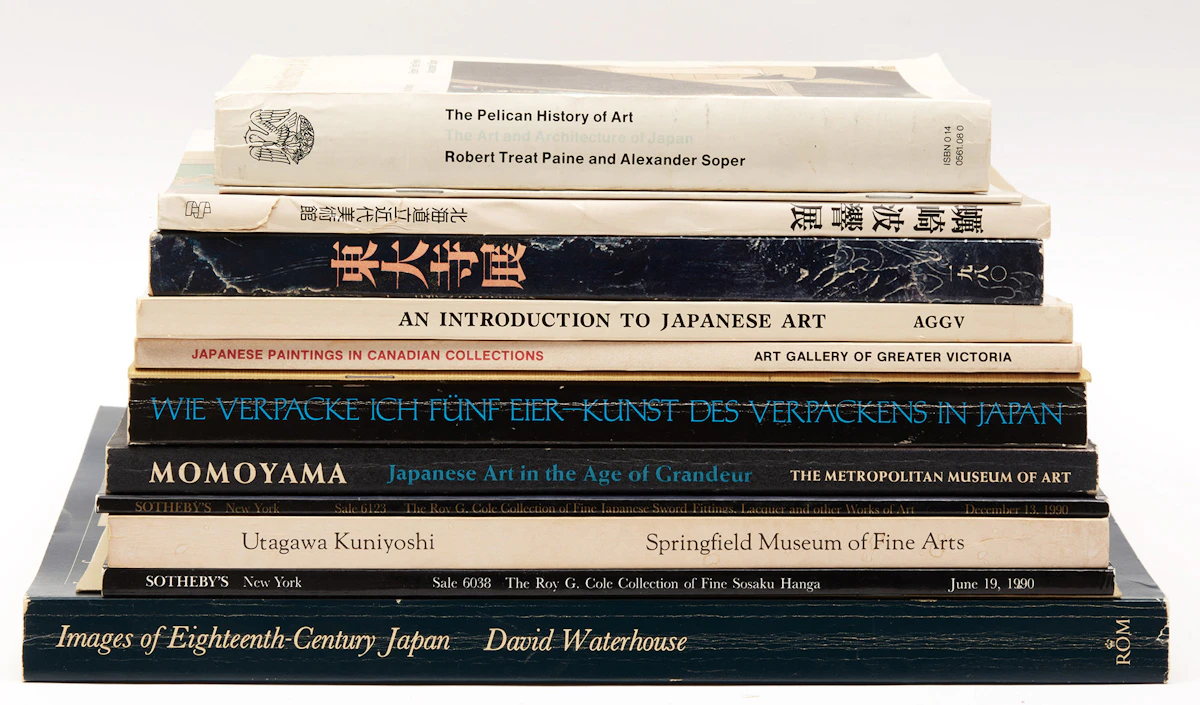 Books and Reference, A Selection of Fourteen Art Reference Books on Japanese Traditional Art, 11 books and 3 pamphlets