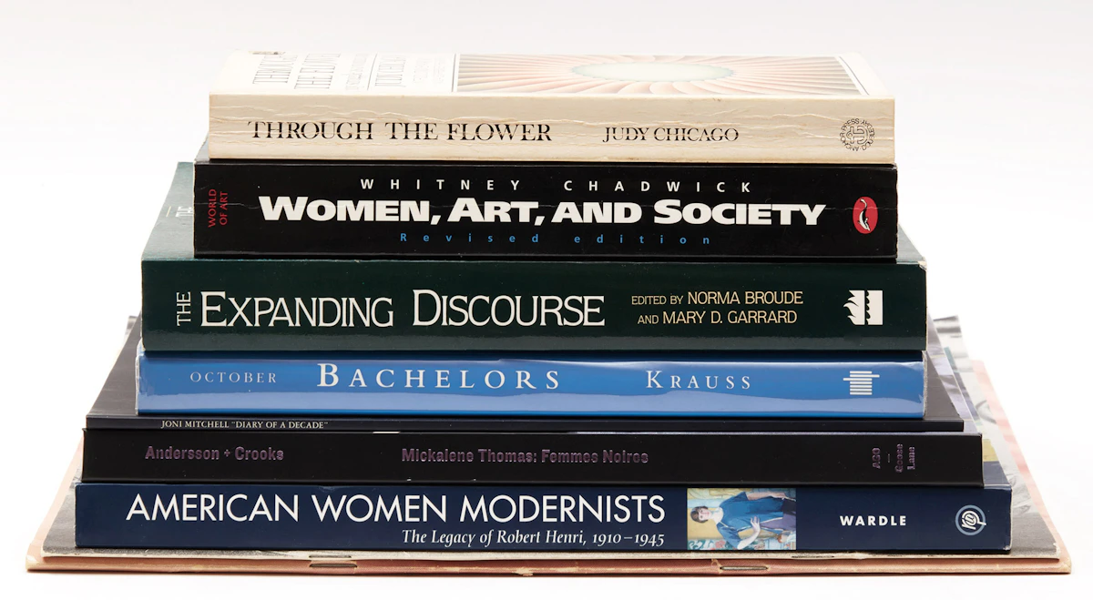 Books and Reference, A Selection of Nine Books on Women in Art, 8 books and 1 pamphlet