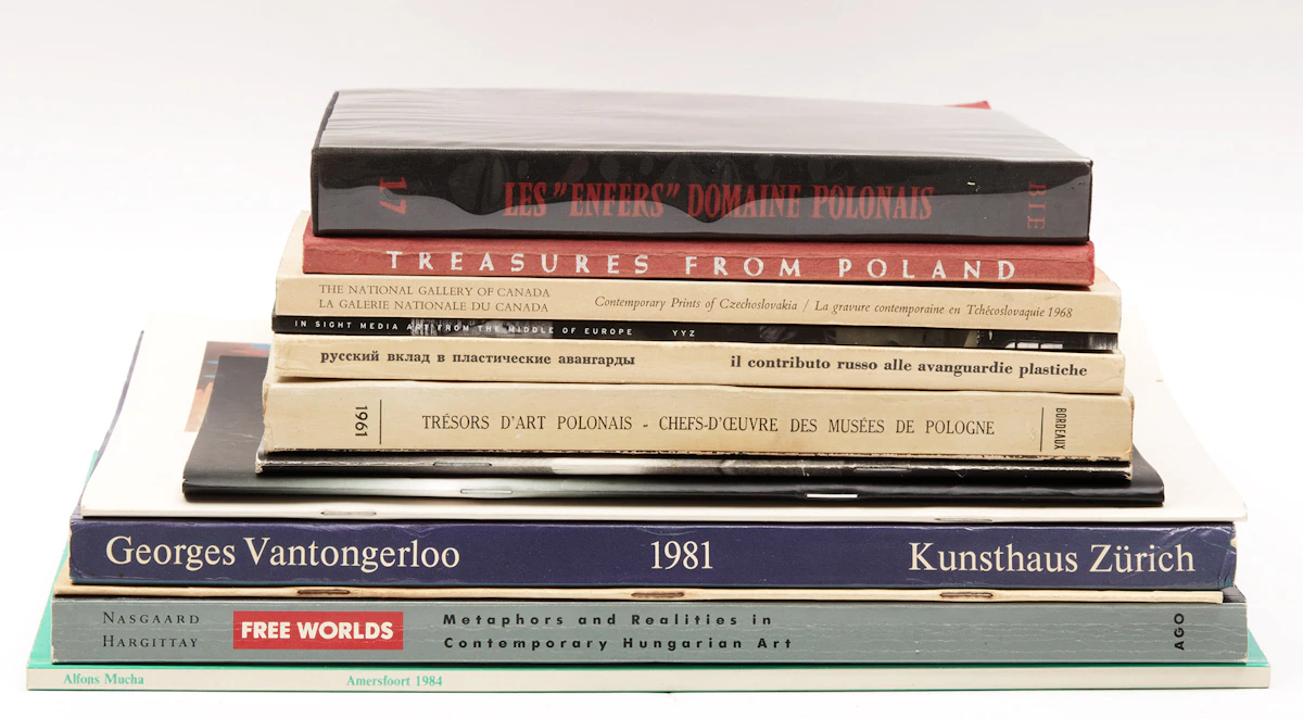 Books and Reference, A Selection of Thirteen Eastern European Art Reference Books by Books and Reference, 11 books and 2 pamphlets
