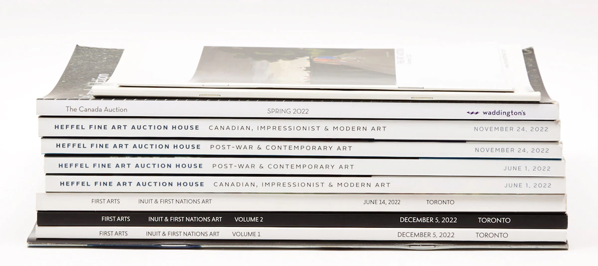 Books and Reference, A Selection of Eleven Auction House Catalogues, 10 books and 1 pamphlet