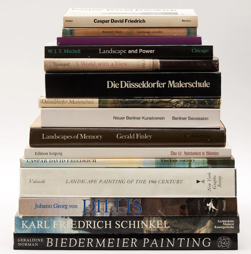 Books and Reference, A Selection of Fifteen 19th Century European Landscape Art Reference Books, 15 books