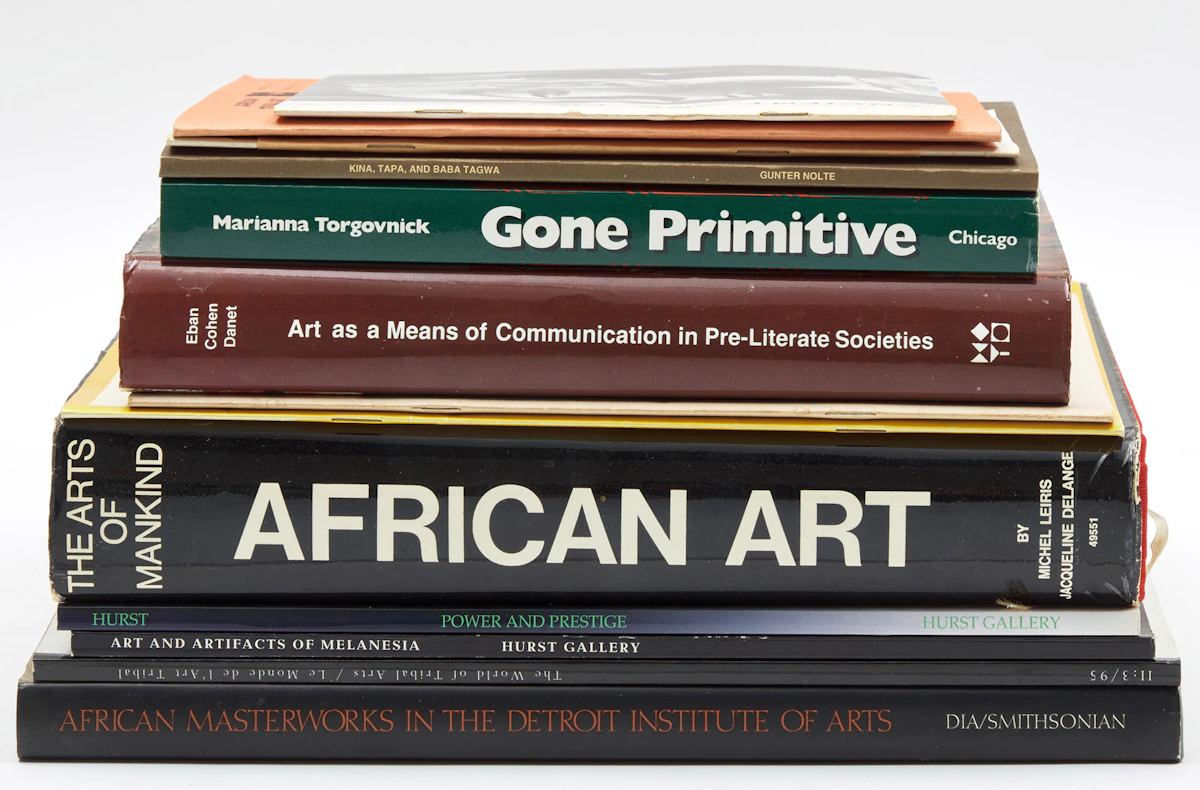 Books and Reference, A Collection of Thirteen Art Reference Books on Art from Africa and New Guinea, and Western Receptions, 12 books and 1 pamphlet