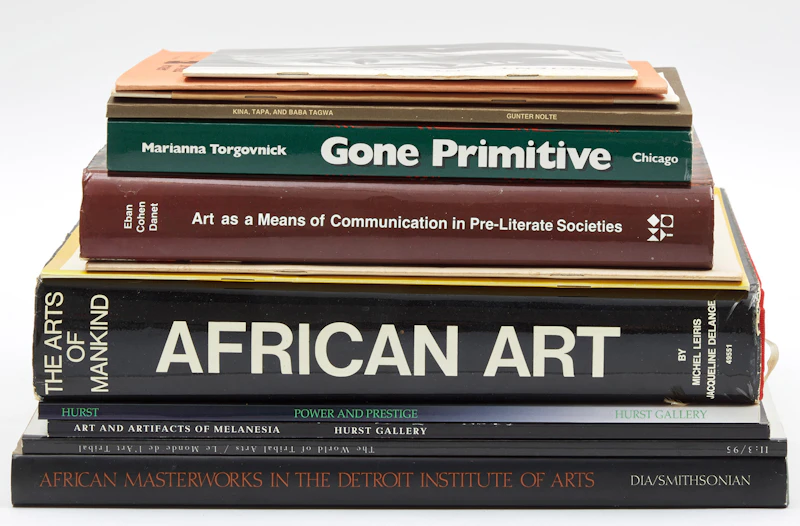 A Collection of Thirteen Art Reference Books on Art from Africa and New Guinea, and Western Receptions by Books and Reference
