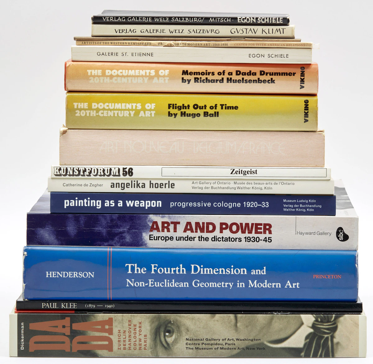 Books and Reference, A Collection of Sixteen Art Reference Books on 20th Century Art in Europe, 15 books and 1 pamphlet