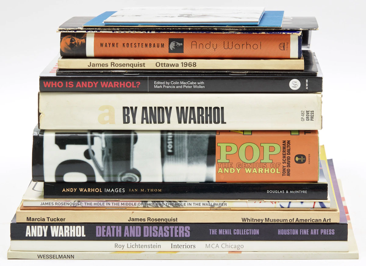 Books and Reference, A Selection of Nineteen American Pop Art Exhibition Catalogues and Artist Books, 15 books and 4 pamphlets