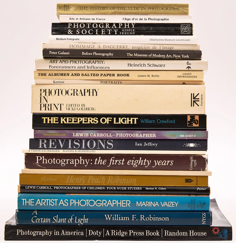 Books and Reference, A Selection of Twenty One Art Books on the History of Photography, 21 books