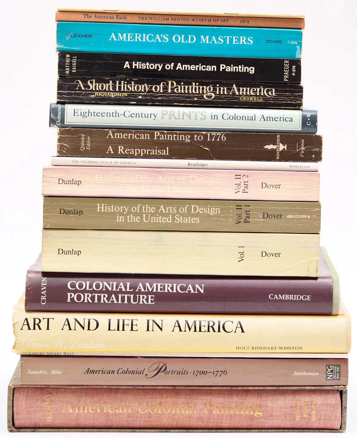 Books and Reference, A Selection of Sixteen 19th Century American Art Reference Books, 16 books