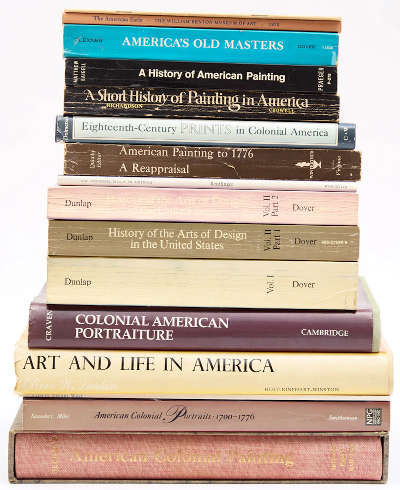 Books and Reference, A Selection of Sixteen 19th Century American Art Reference Books, 16 books
