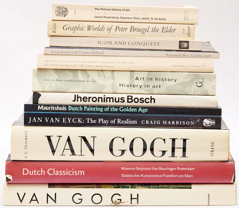 Books and Reference, A Collection of Twelve 17th & 19th Century Dutch Art Reference Books, 12 books