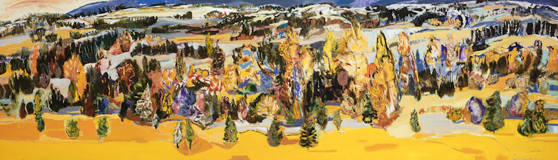 Yellow Coldstream by David T. Alexander