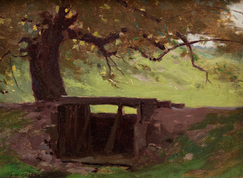 The Stile by John William Beatty