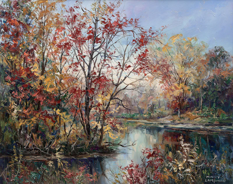 Morning on the River by Mary Lampman