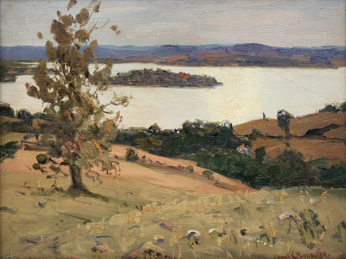 Frank Shirley Panabaker, Evening, Rice Lake, oil on board