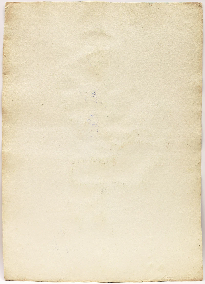 David Bolduc, Untitled Abstraction, mixed media on paper, 1979 - view 2