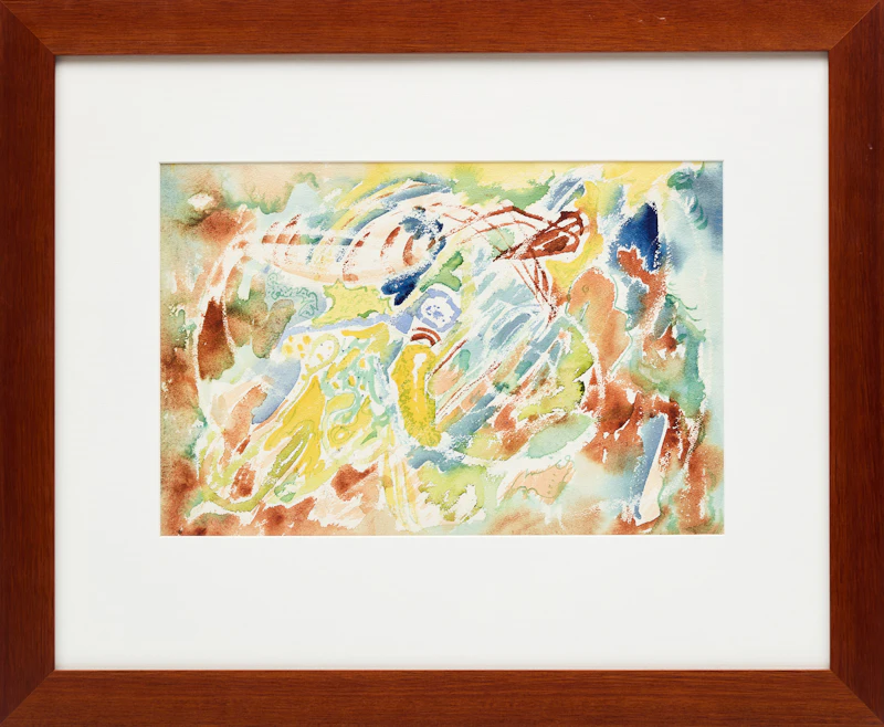 Alexandra Luke, Animal Fantasy, watercolour, circa 1948 - view 2