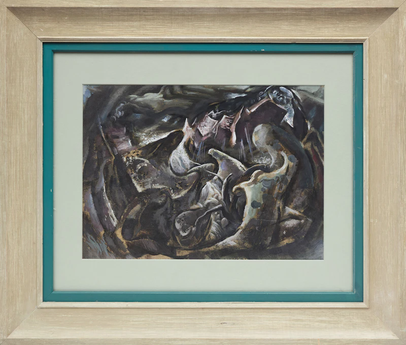 Lawrence Arthur Colley Panton, Untitled Abstraction, gouache on card - view 2