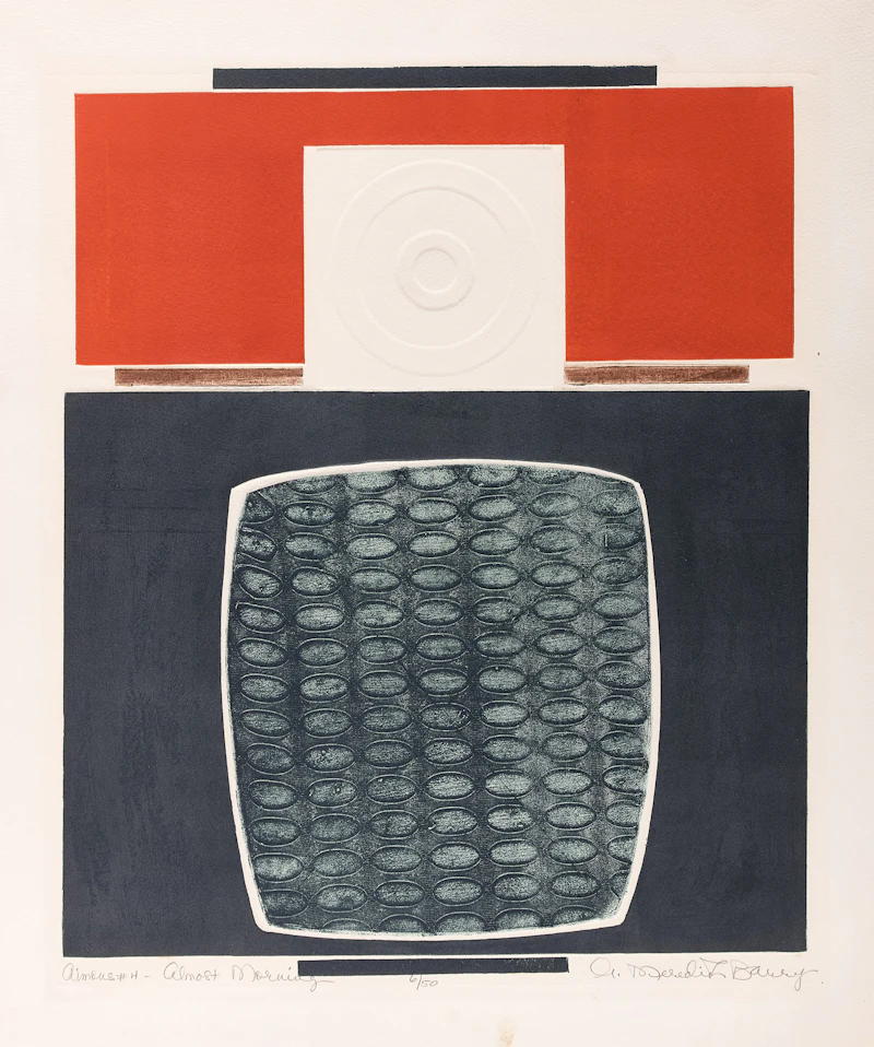 Anne Meredith Barry, Aimons #4-Almost Morning, collagraph - view 2